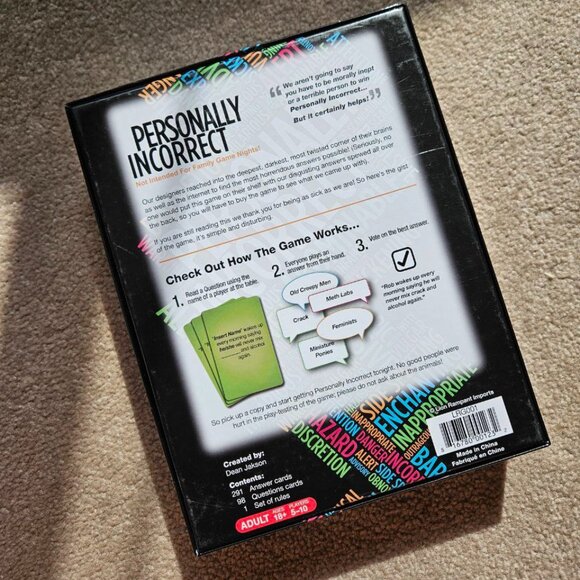 Personally Incorrect Adult 18+ Game - Board Game - Great Condition - Picture 6 of 10